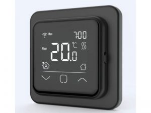 Termostat digitalni wifi s zaslonom osjetljivim na dodir C16-black-termostat