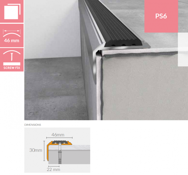 Profili za stepenice ARBITON PS6 duljine 120cm, širine 46mm