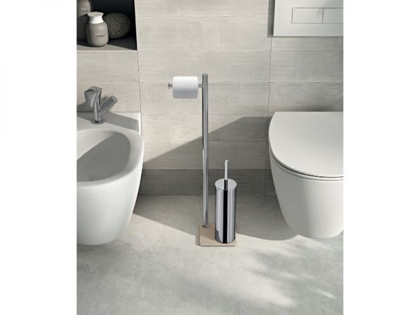 Jednostavan moderan držač WC papira i četke samostojeći GEDY Trilly TR32 13