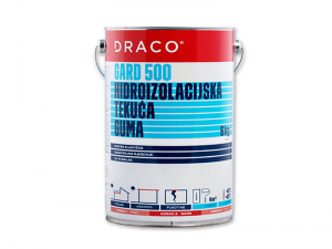 Hidroizolacija DRACO Gard 500 bijeli ili sivi 6kg