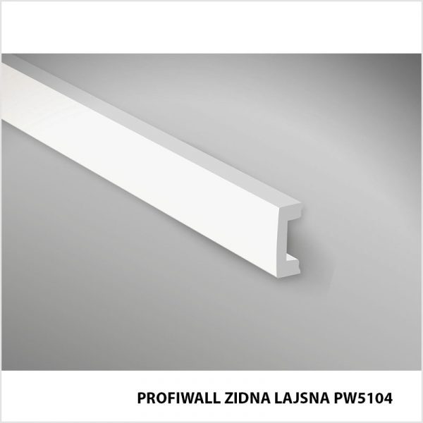 Zidna lajsna Profifloor bijela duljine 2,0m PW 5104 40x15mm