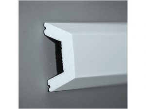 Zidna lajsna Profifloor bijela duljine 2,0m PW 5408 63x20mm