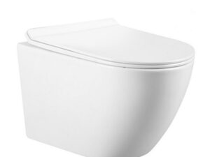 Wc školjka rimless konzolna kompakt sa wc sjedalom soft close Everest level