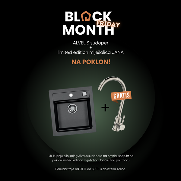 Alveus sudoper ATROX 40 CARBON G91