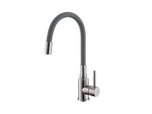 Miješalica za sudoper Alveus Flexa s fleksibilnom cijevi Chrom brushed/siva