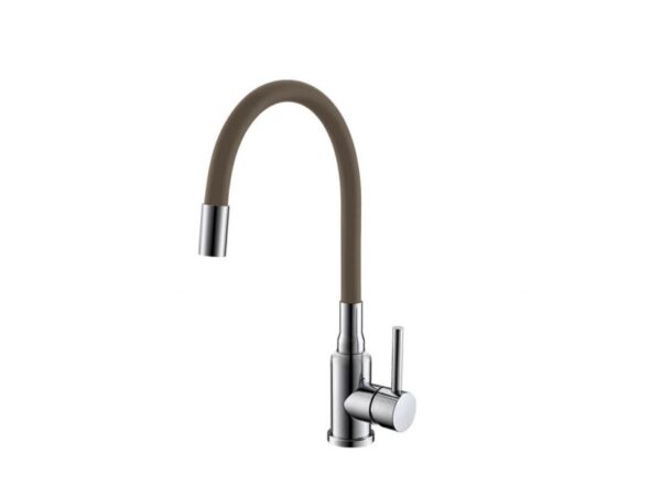 Miješalica za sudoper Alveus Flexa s fleksibilnom cijevi Chrom/beige