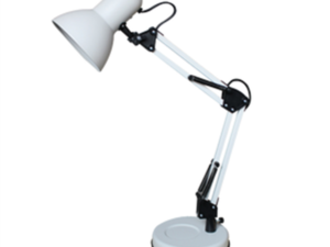 Stolna lampa bijela, E27, MAX 11W, bijelo