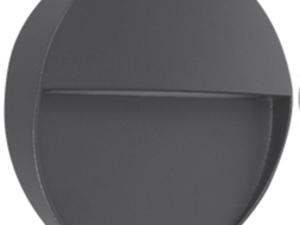 BEACON LED stubna svjetiljka, aluminij, opal difuzor, 3W LED, 3000K, tamno siva, IP54