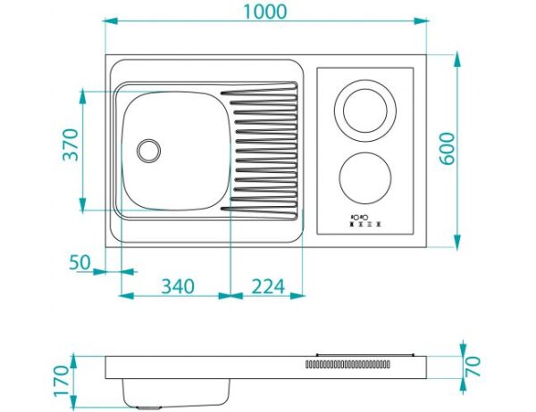 Alveus Combi ceral 100 desni SET - Slika 2