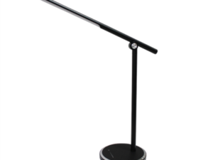 Stolna LED lampa 374x399mm crna, s prigušivačem svijetline i USB punjačem