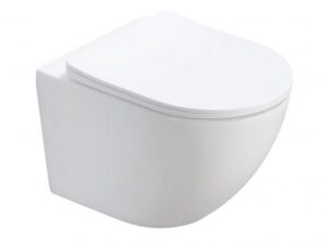 WC školjka viseća compact rimless s duroplast softclose wc daskom AQUA