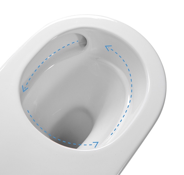 Wc školjka sa SC daskom L, tornado ispiranje, MB - Slika 4