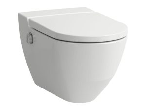 Viseća WC školjka rimless LAUFEN LUA 520 × 360 mm s integriranom funkcijom bidea